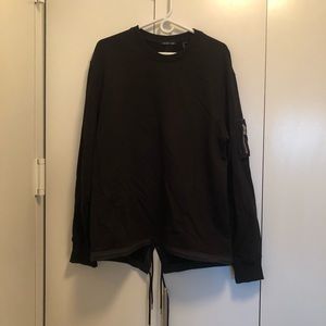 Helmut Lang Sweatshirt w/ tail detail.